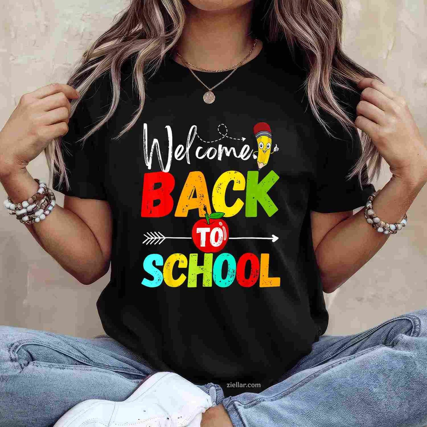 Welcome Back To School 2025 Teachers Students First Day T-Shirt Tee for Men Women