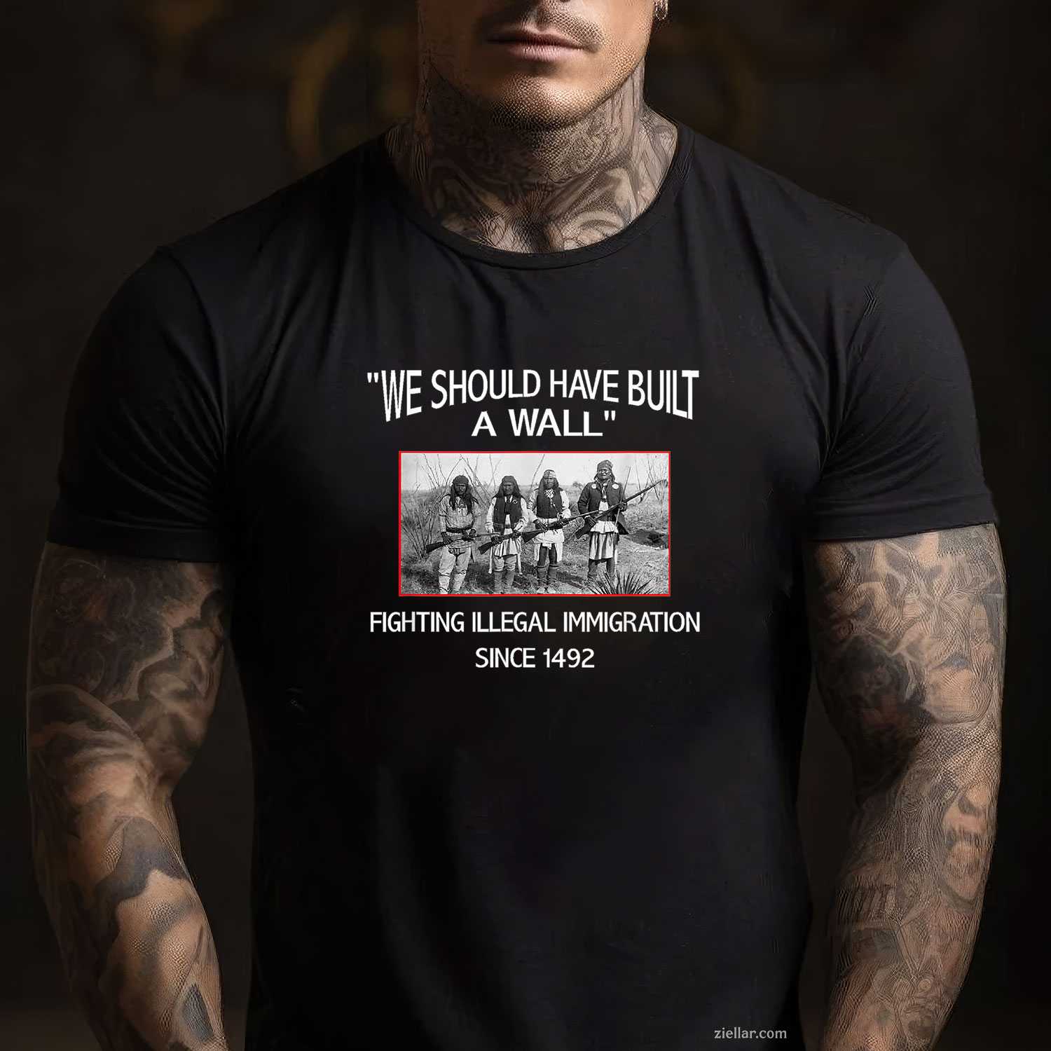 Wolf Spirit Animal Sacred Shaman, Native American Clan T-Shirt And Tee For Adults