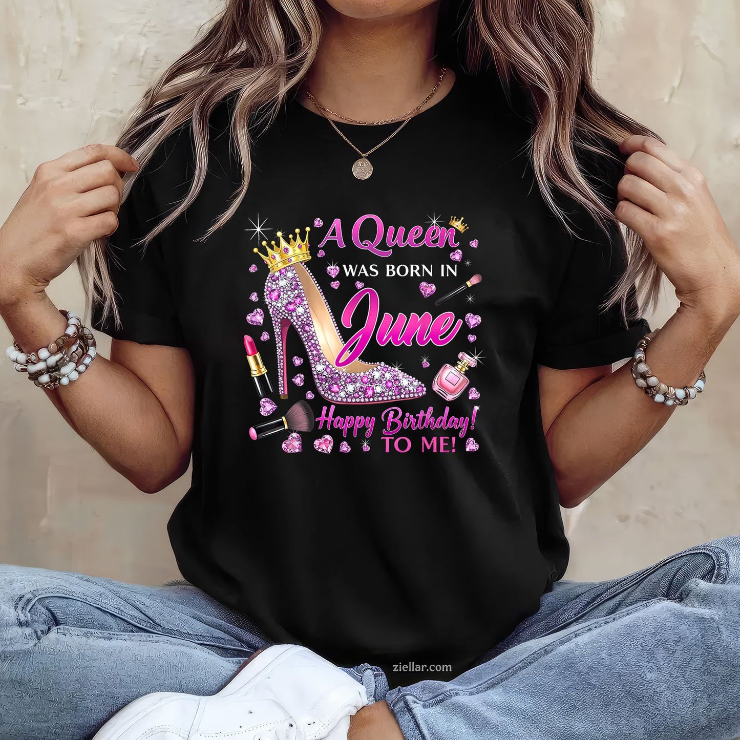Women Girl A Queen Was