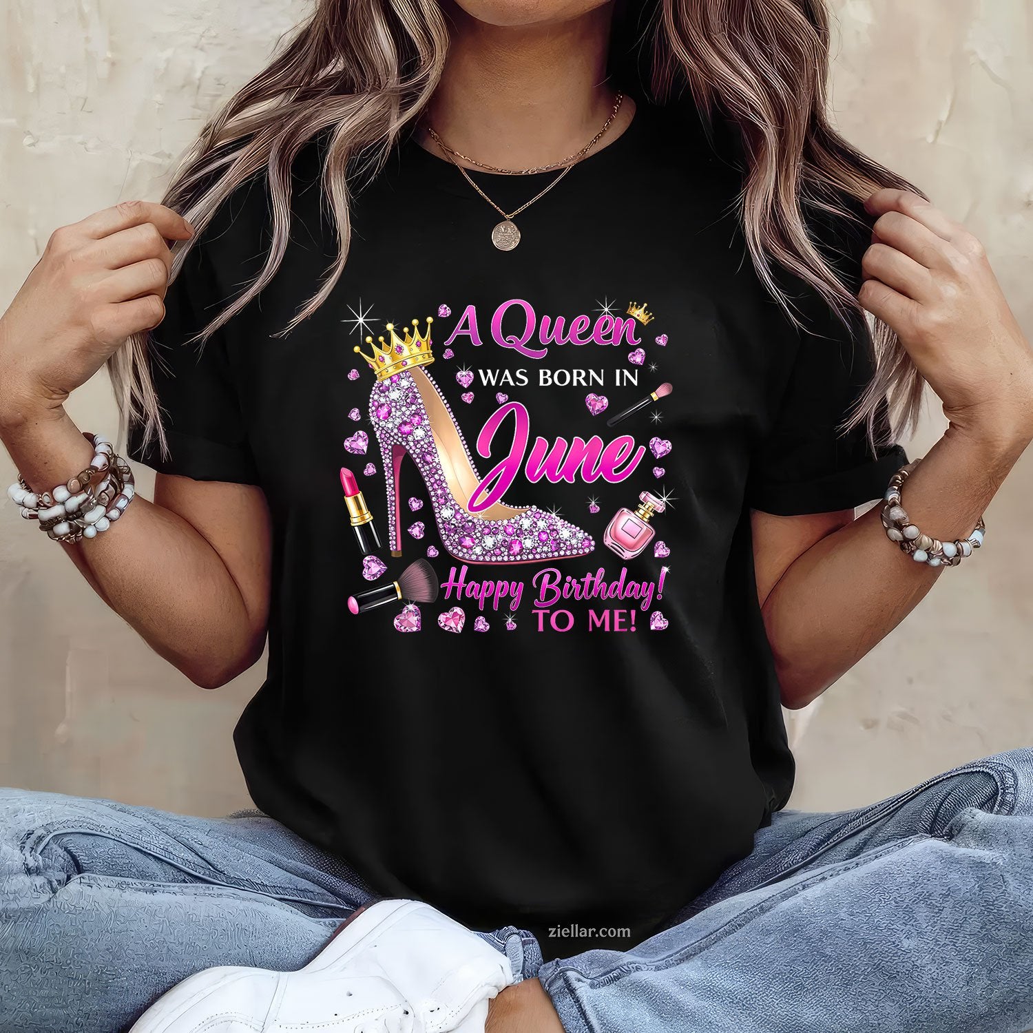 Women Girl A Queen Was