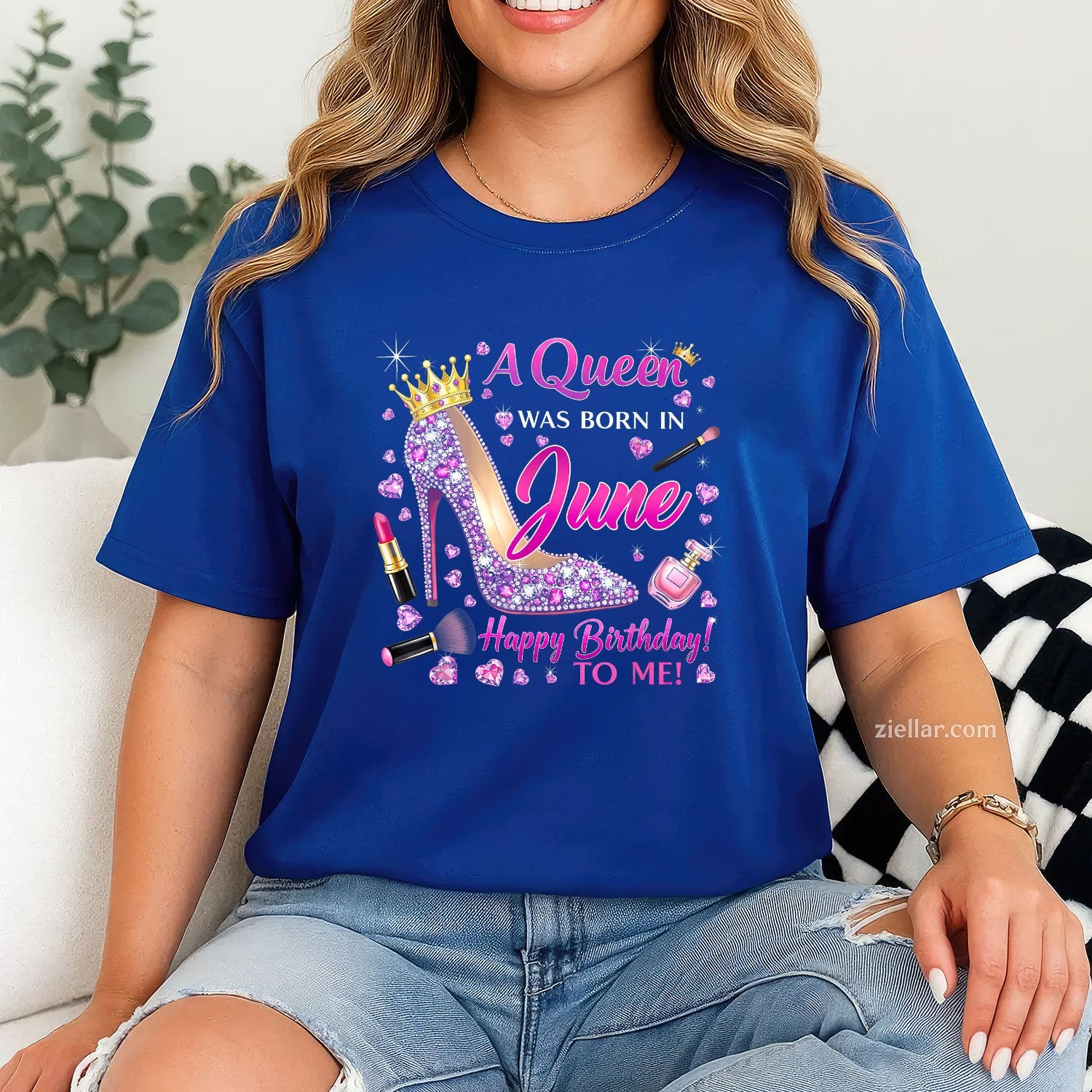 Women Girl A Queen Was