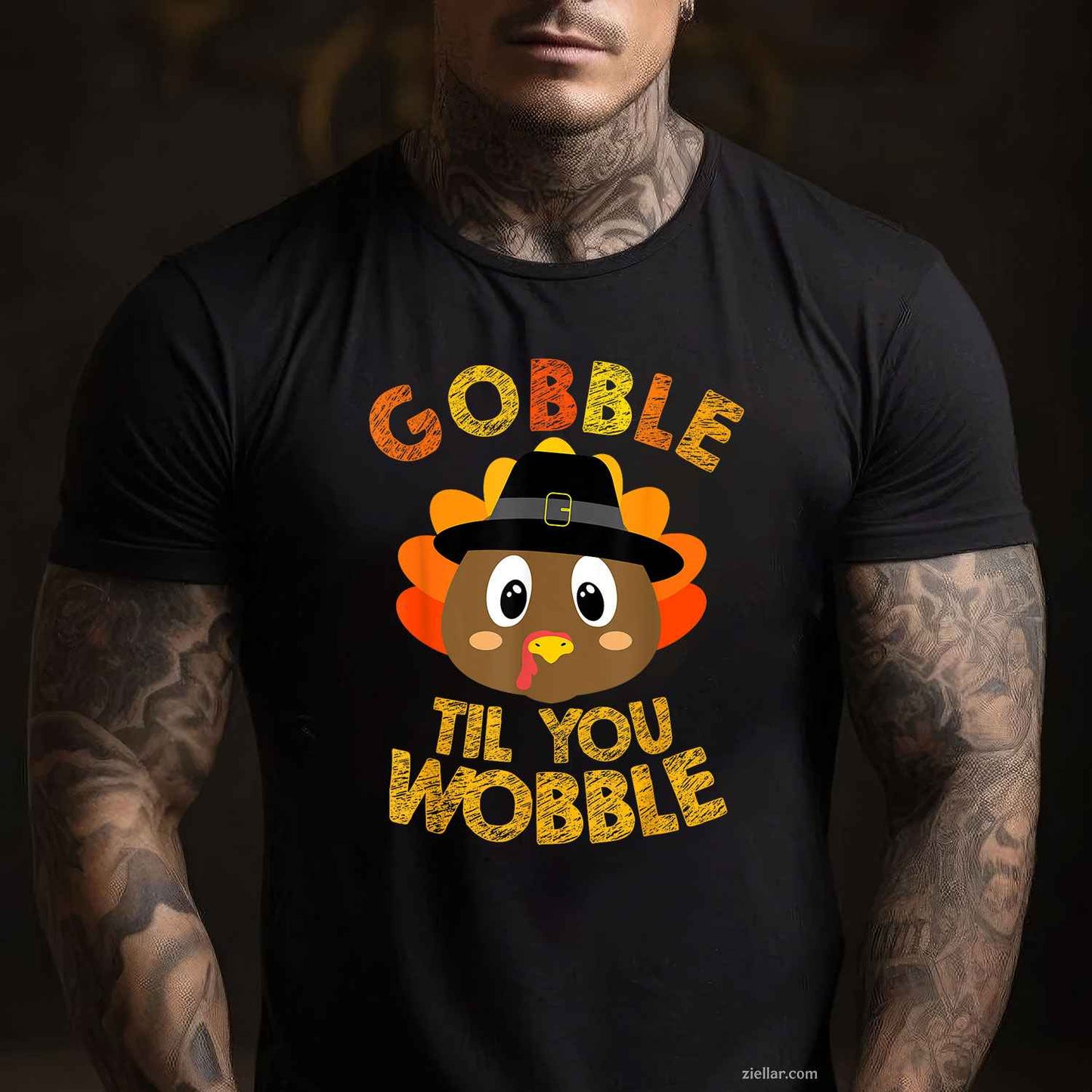 Women Kids Men Turkey Face Family Thanksgiving Graphic T-Shirt And Tee