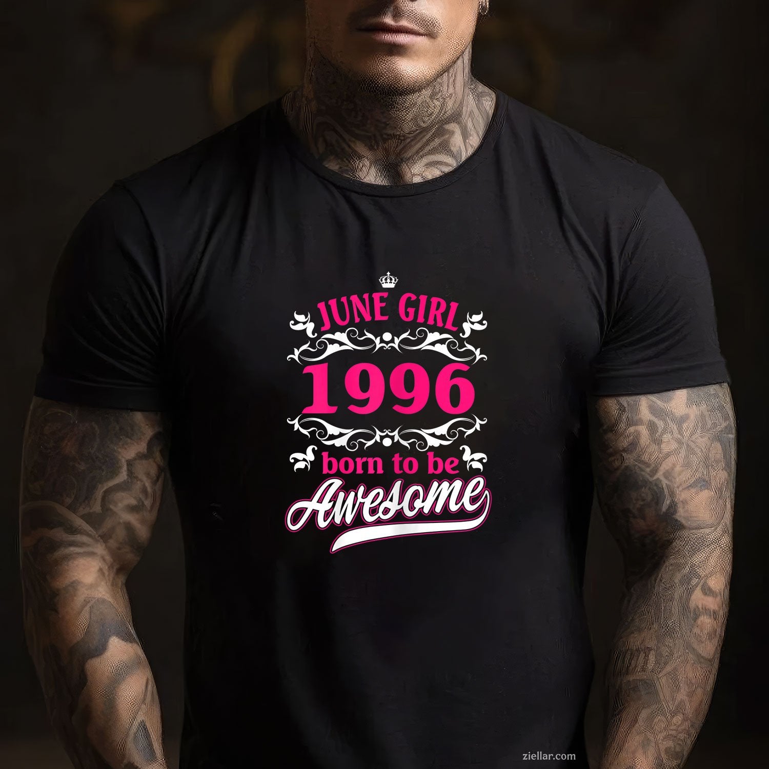 Womens Birthday Vintage Apparel June 1996 Born