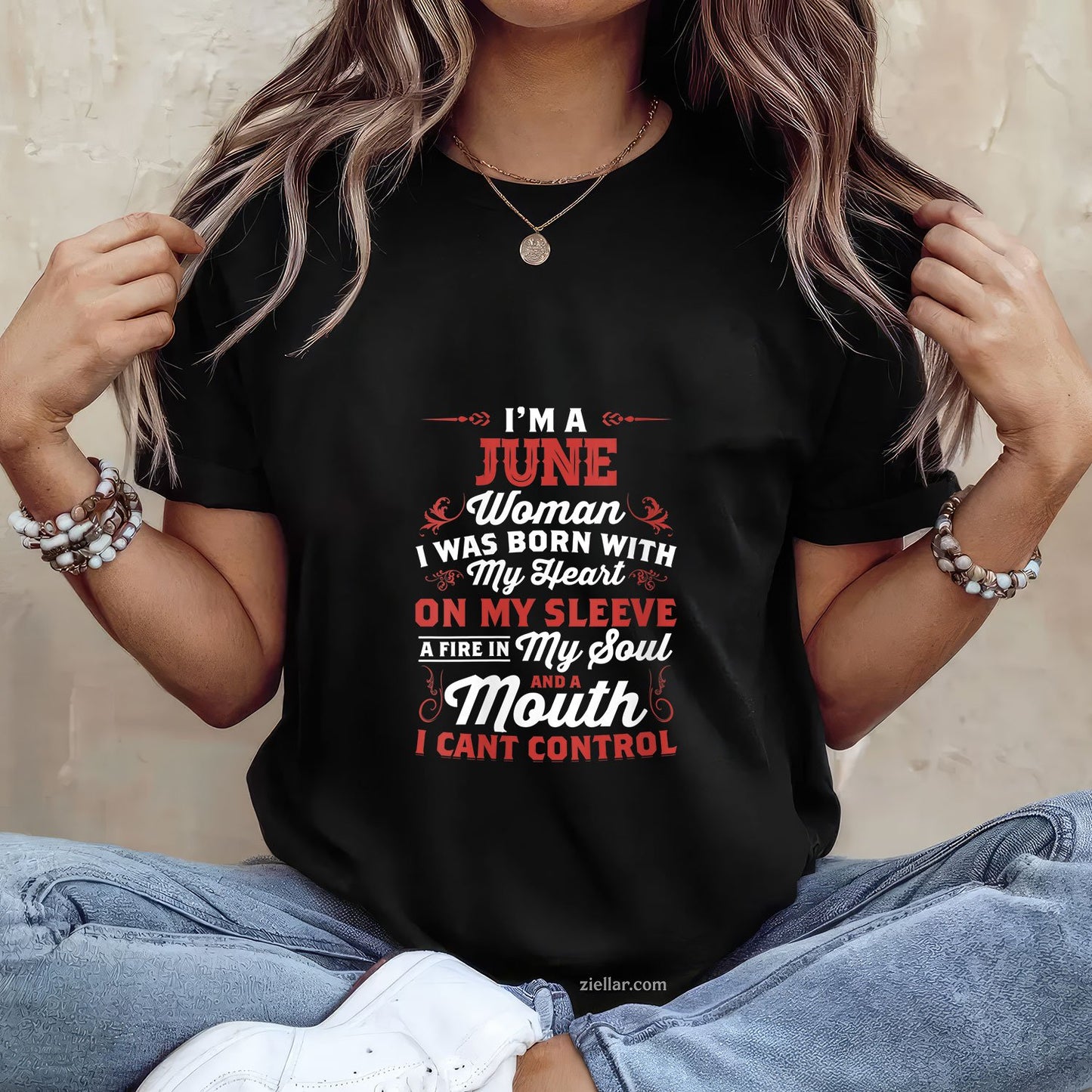 Womens Im A June Women Queen Born In