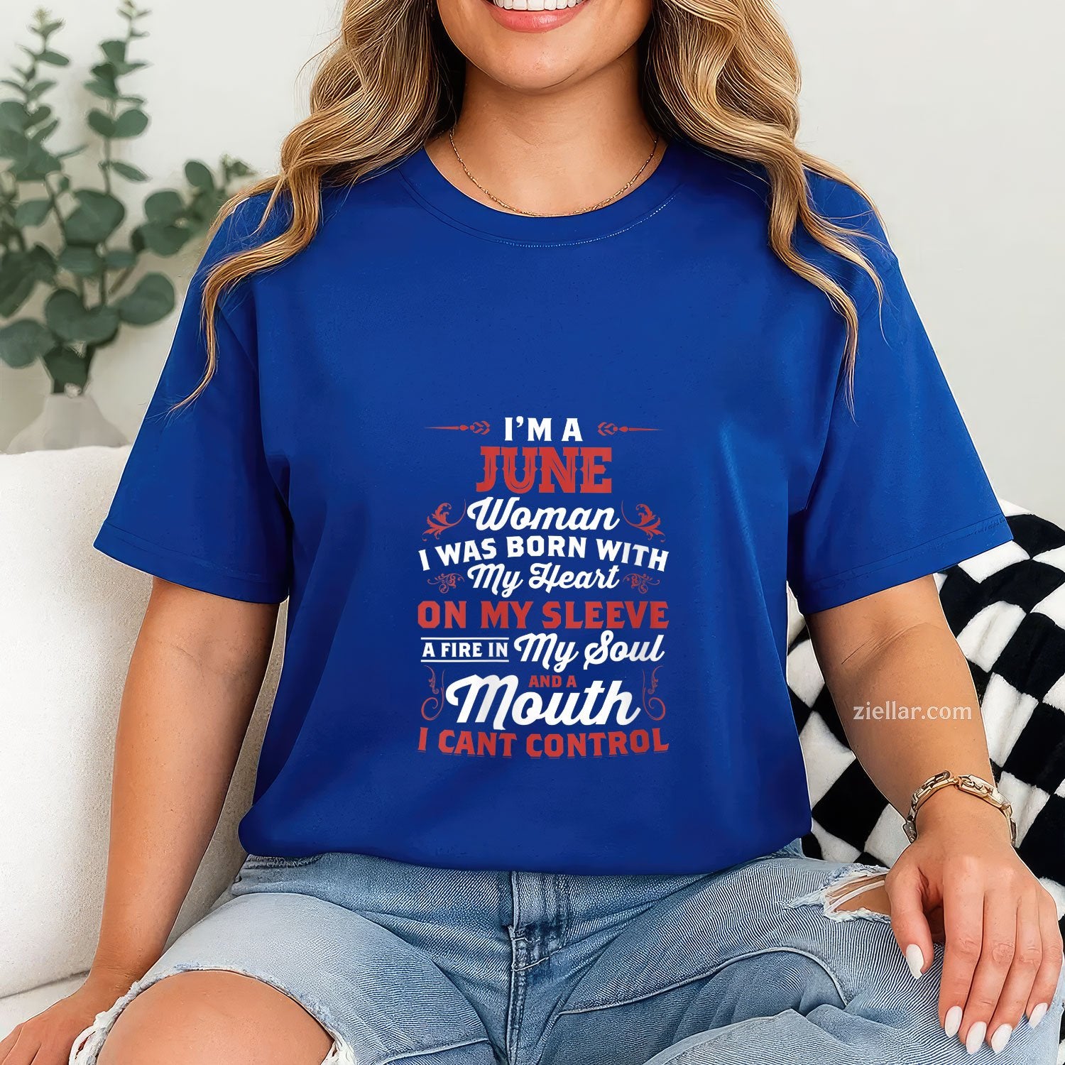Womens Im A June Women Queen Born In