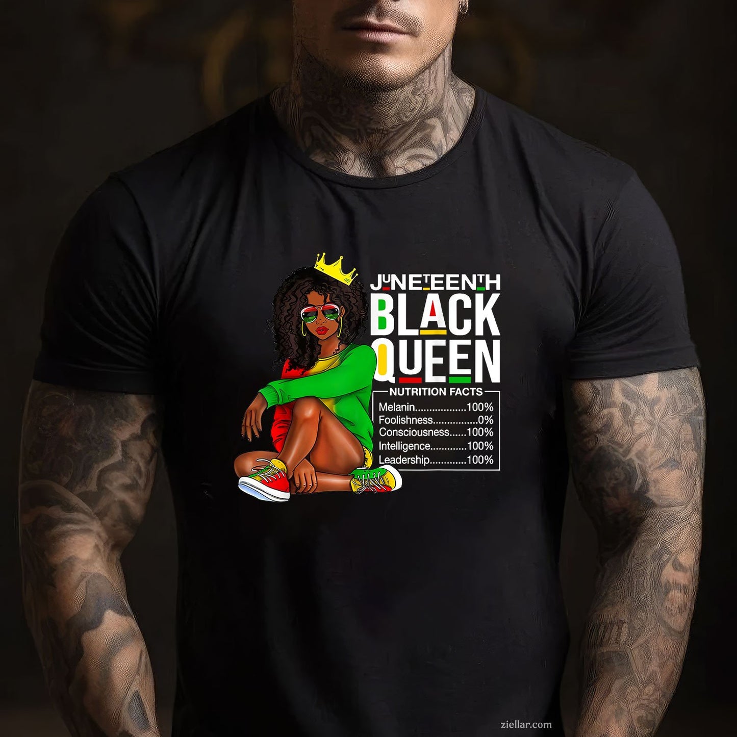 Womens Juneteenth Black Queen
