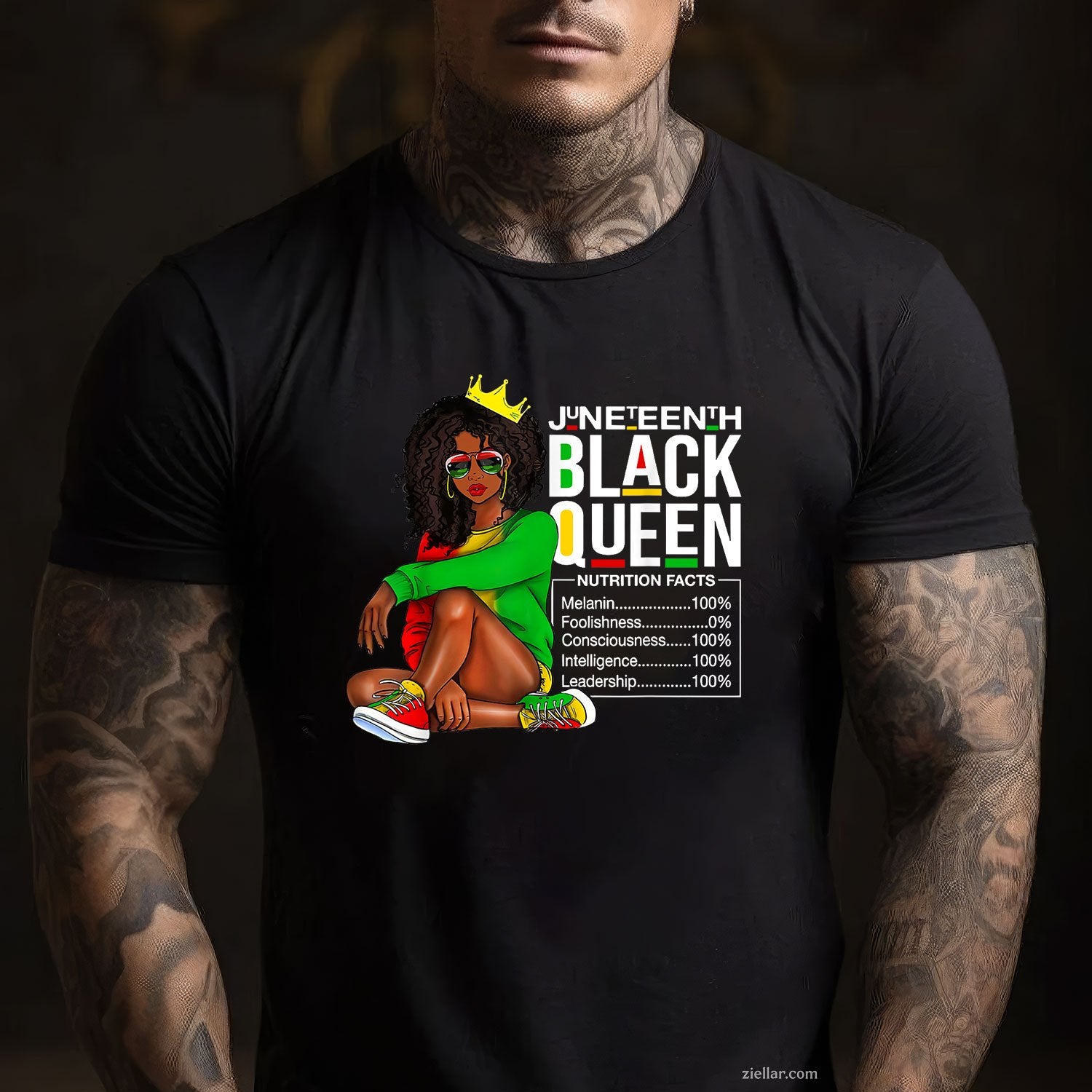 Womens Juneteenth Black Queen