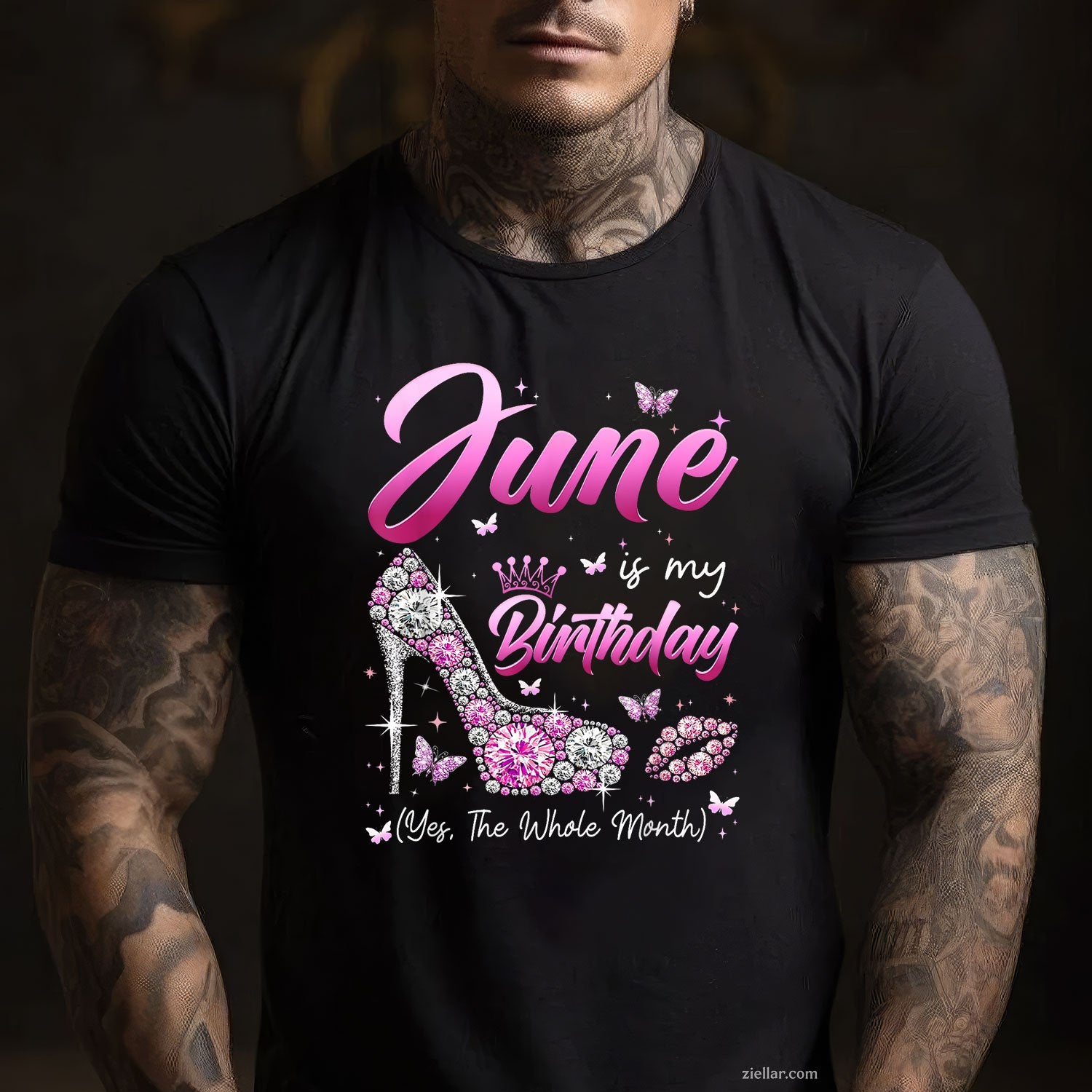 Womens June Is My Birthday Queen The Whole Month Girl