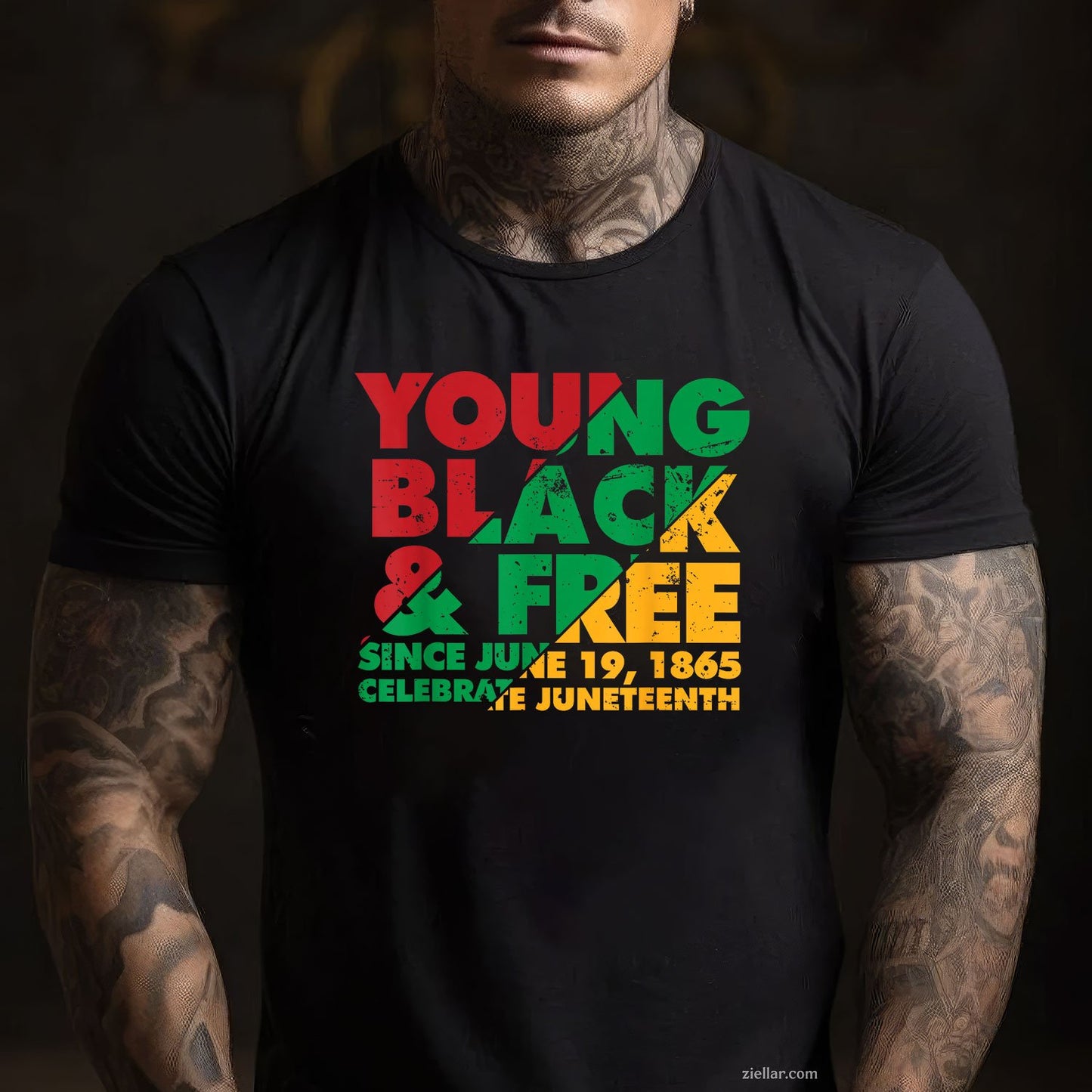 Young Black And Free Novelty Juneteenth