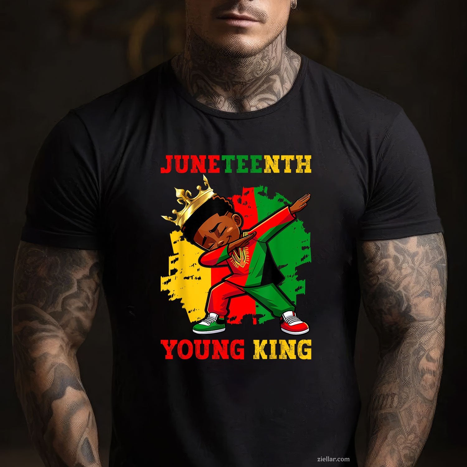 Young King African American 1865 Juneteenth Pride