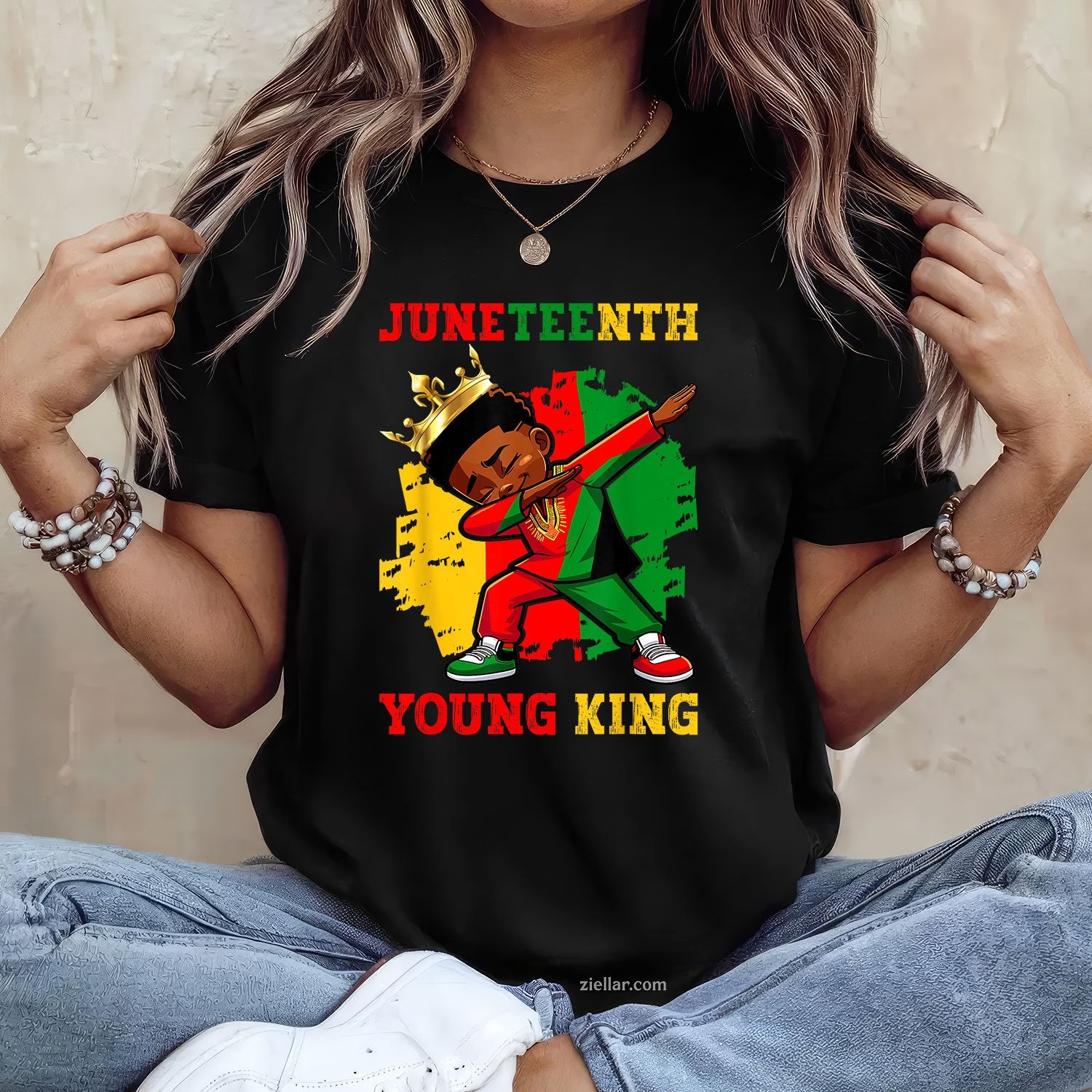 Young King African American 1865 Juneteenth Pride