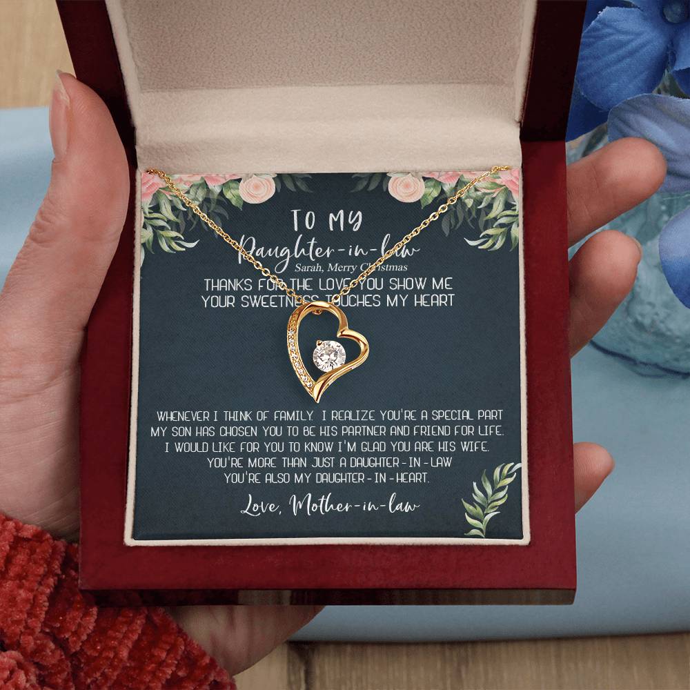Sarah, Merry Christmas Necklace