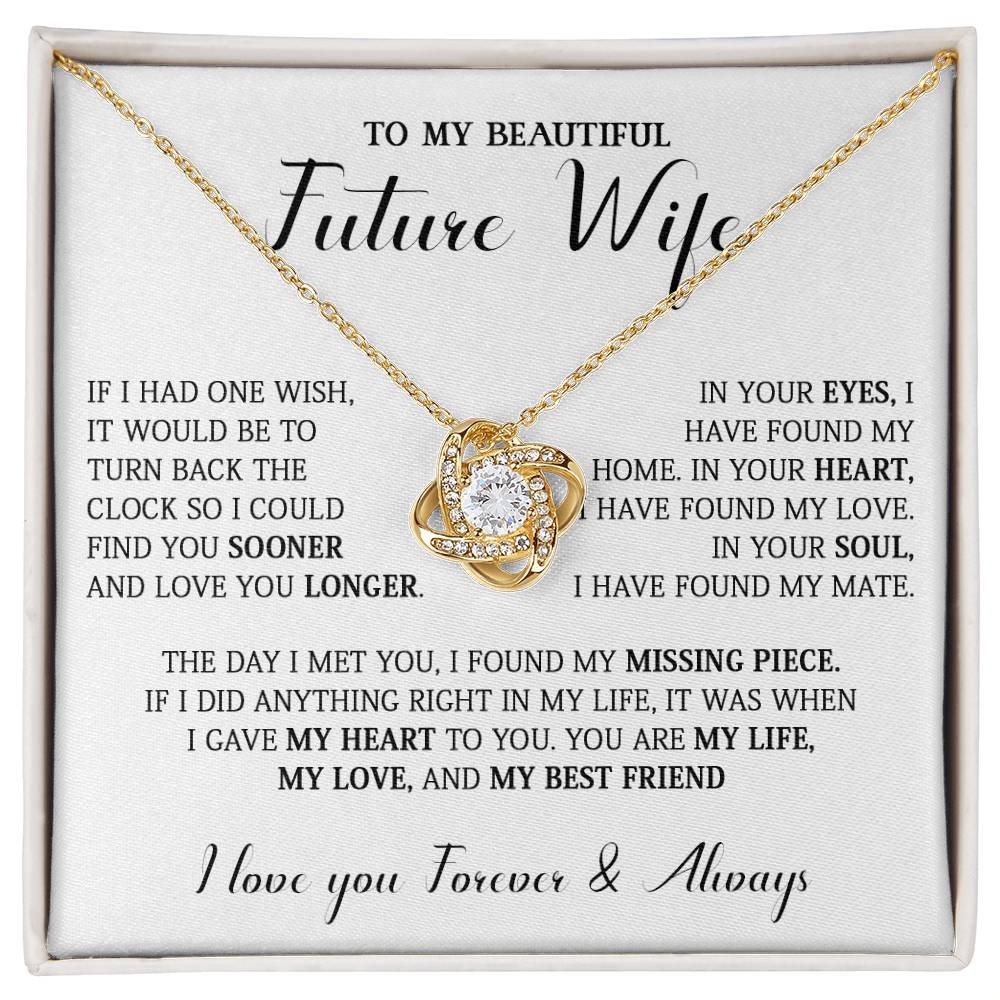 731A To My Future Wife Necklace, Birthday Gift For Girlfriend, Necklace Gifts