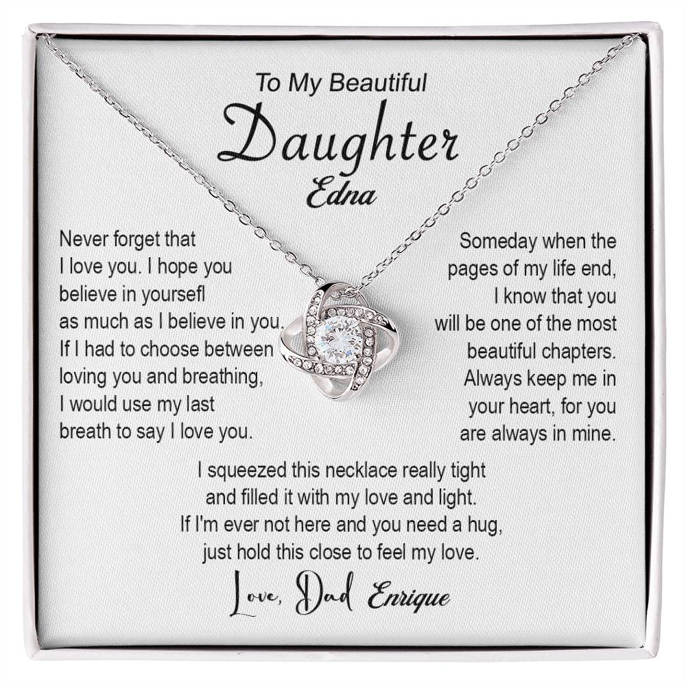 To my daughter Edna With love, Dad Enrique