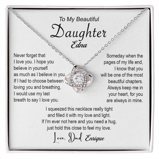 To my daughter Edna With love, Dad Enrique