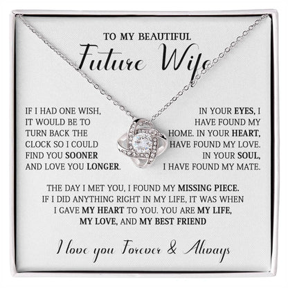 731A To My Future Wife Necklace, Birthday Gift For Girlfriend, Necklace Gifts