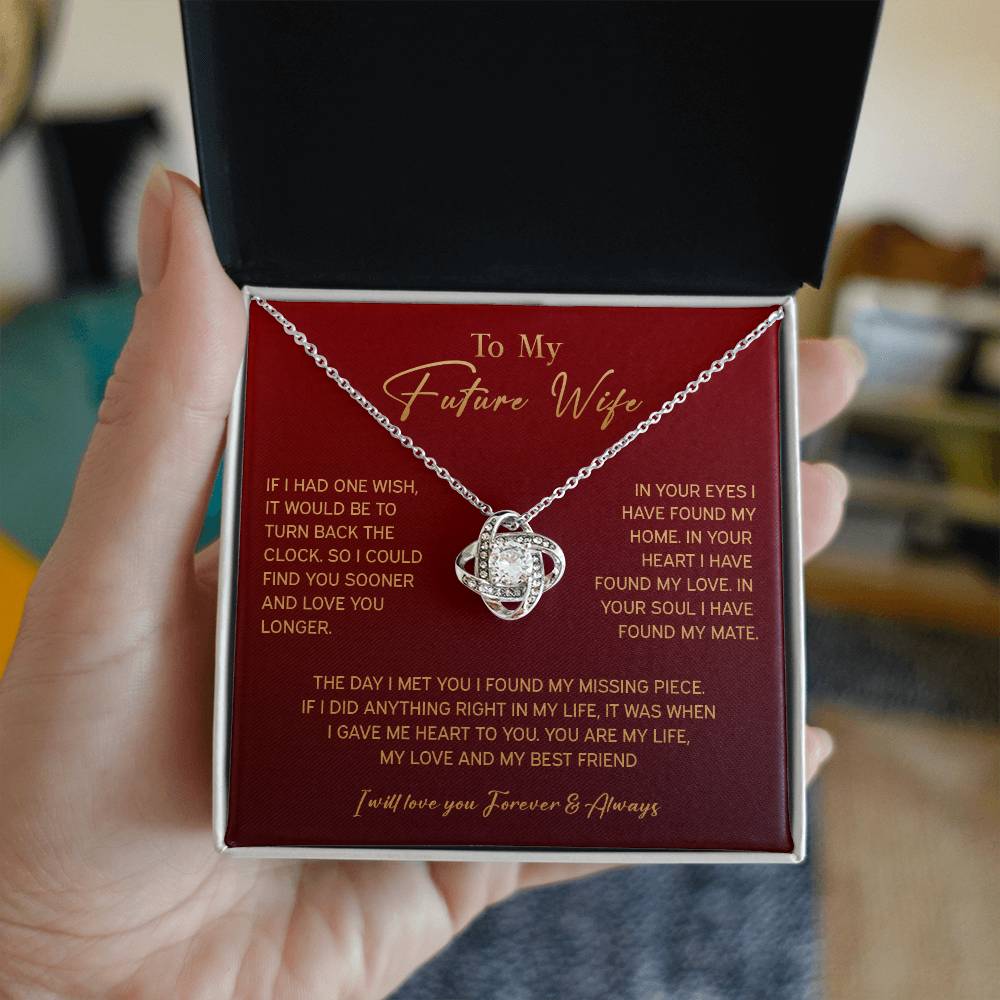 742A To My Future Wife Necklace, Valentine Gift for Her, Couple Gifts, Birthday Gifts