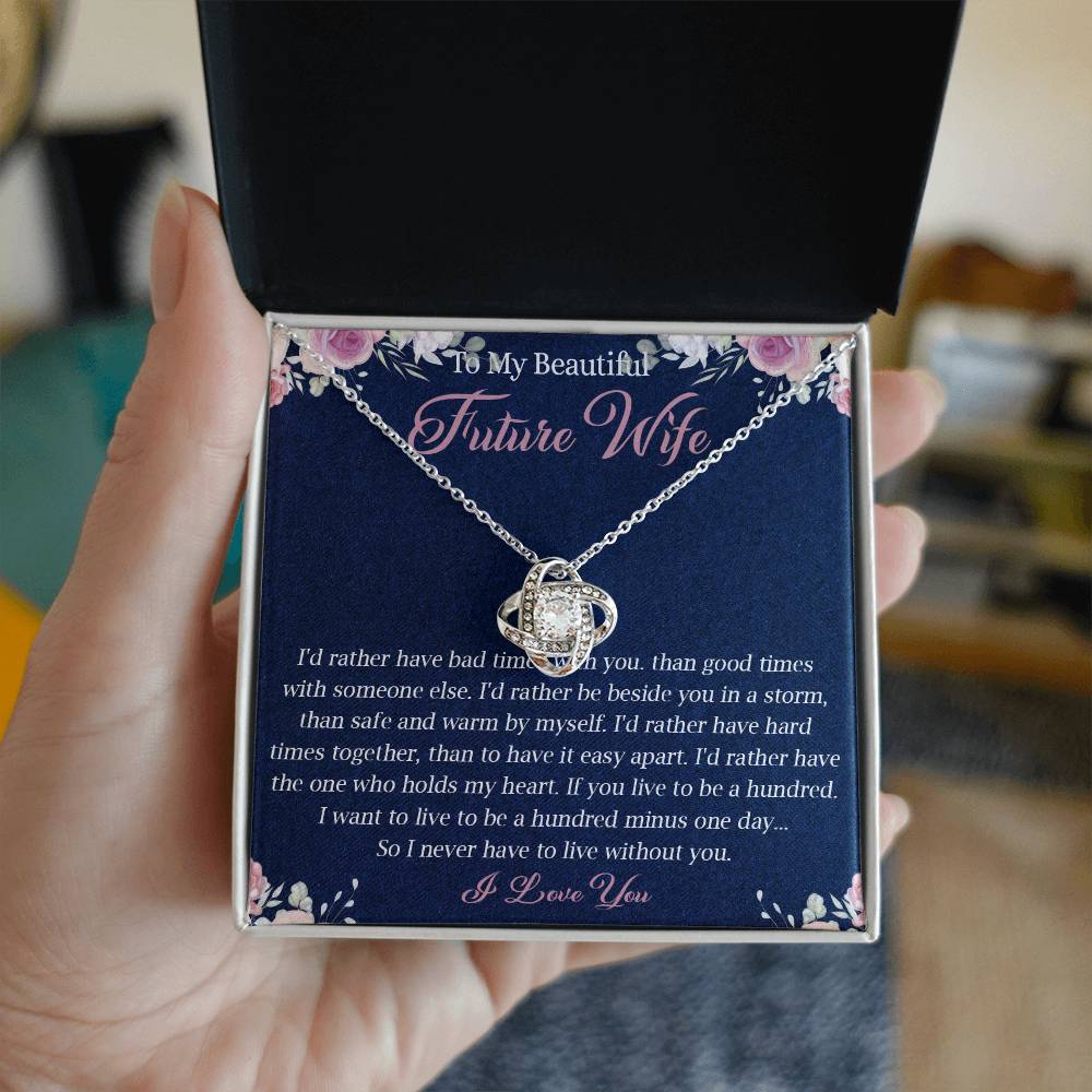 363A To My Future Wife necklace, Future Wife Necklace Gift - Fiance Necklace Gift