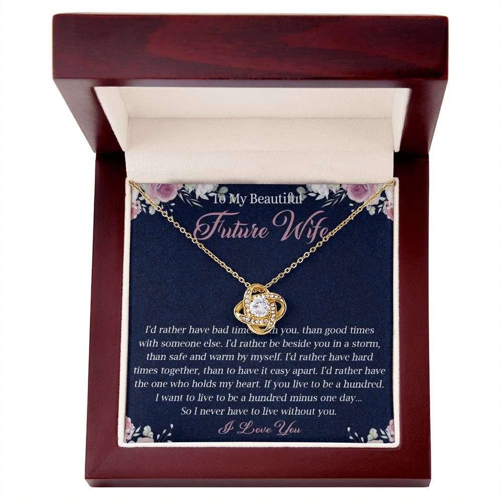 363A To My Future Wife necklace, Future Wife Necklace Gift - Fiance Necklace Gift