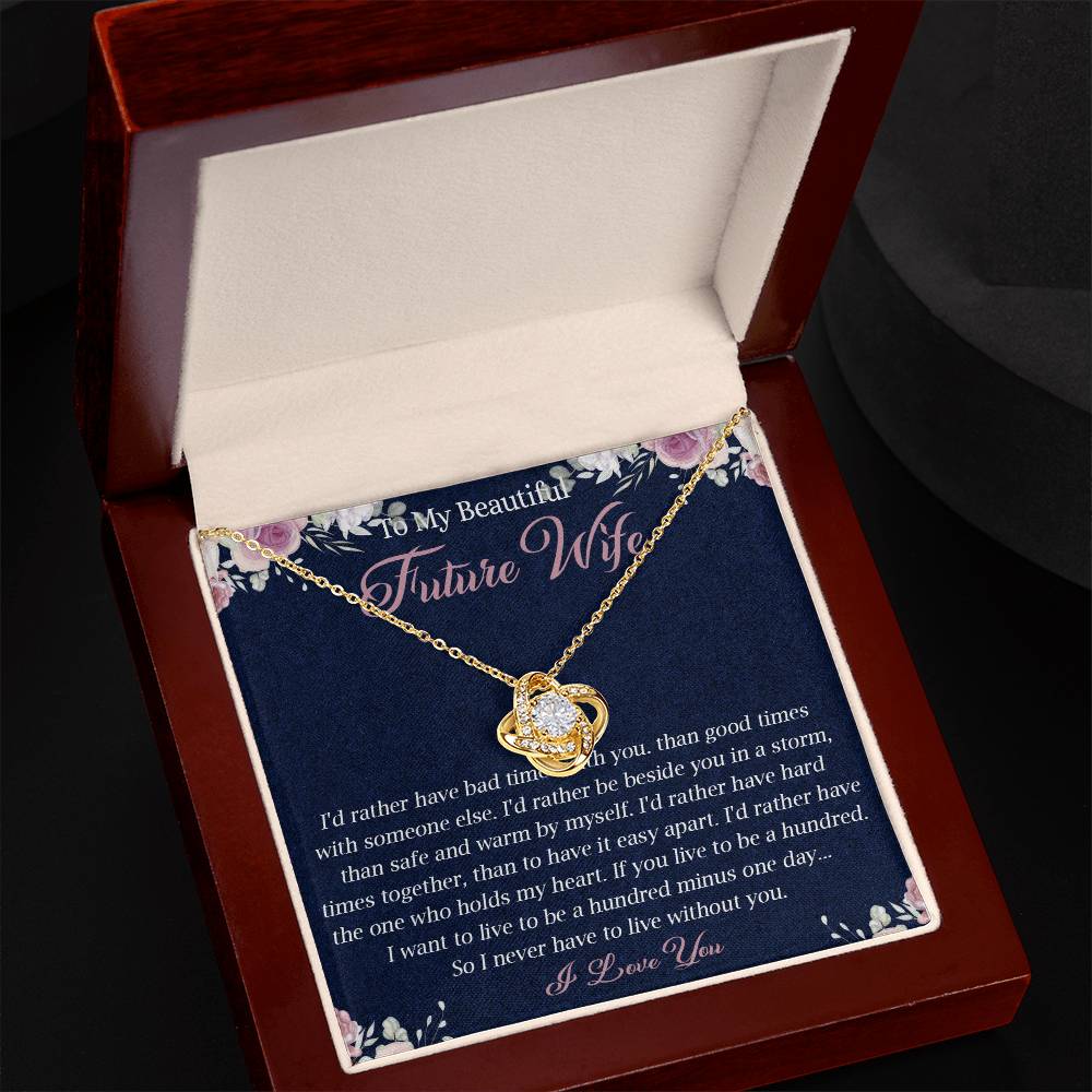 363A To My Future Wife necklace, Future Wife Necklace Gift - Fiance Necklace Gift