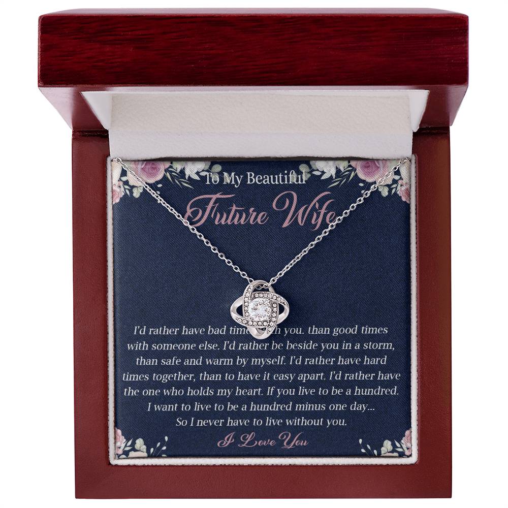 363A To My Future Wife necklace, Future Wife Necklace Gift - Fiance Necklace Gift