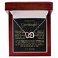 805D I LOVE MY GRANDDAUGHTER Forever Necklace, Birthday Xmas Gift from Papa Grandpa