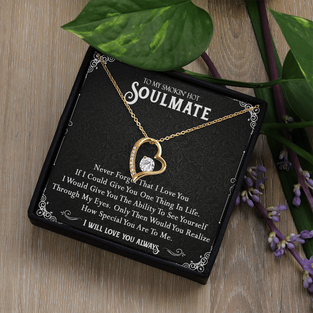 365C To My Smokin Hot Soulmate Necklace, Valentines Day Gift For Girlfriend Wife