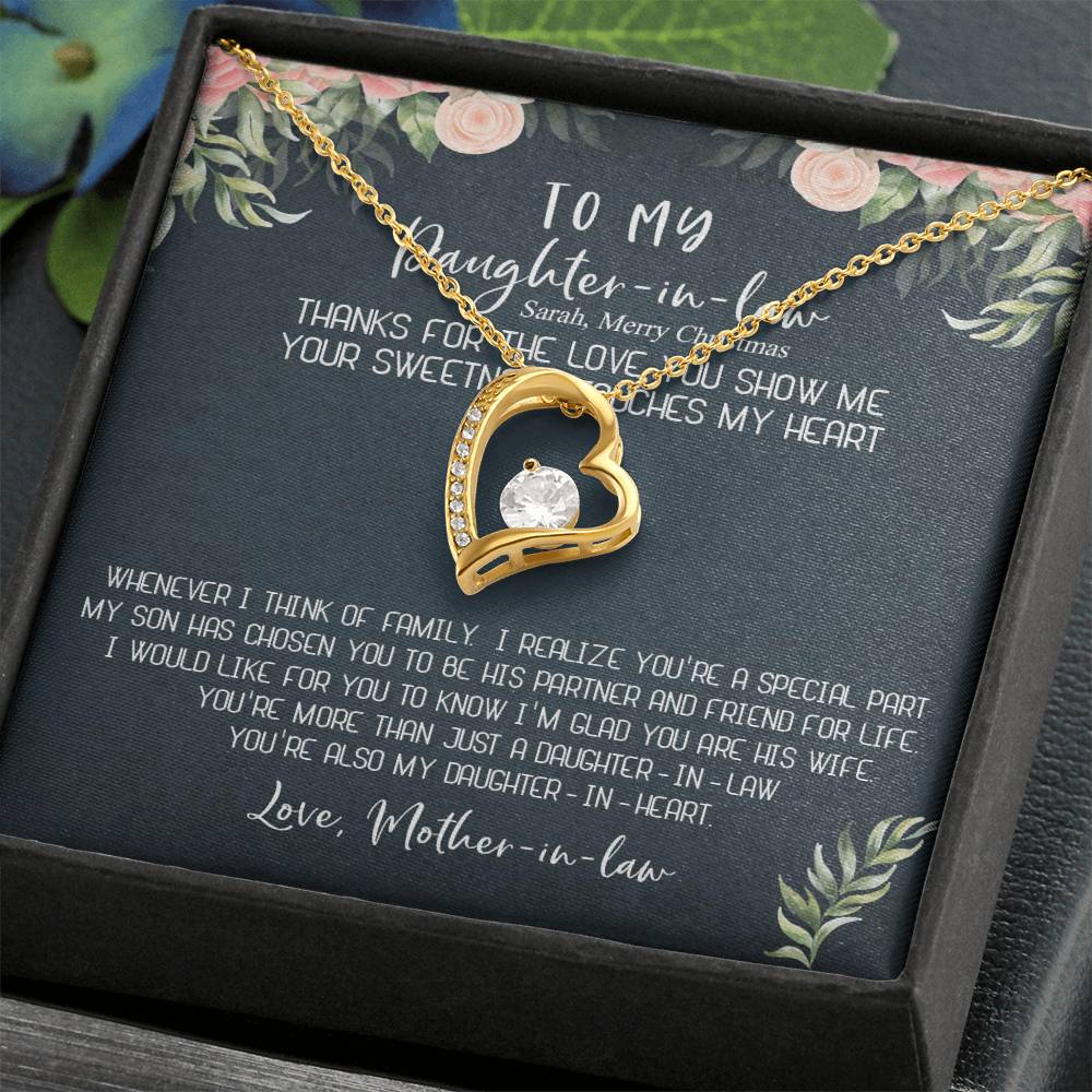 Sarah, Merry Christmas Necklace