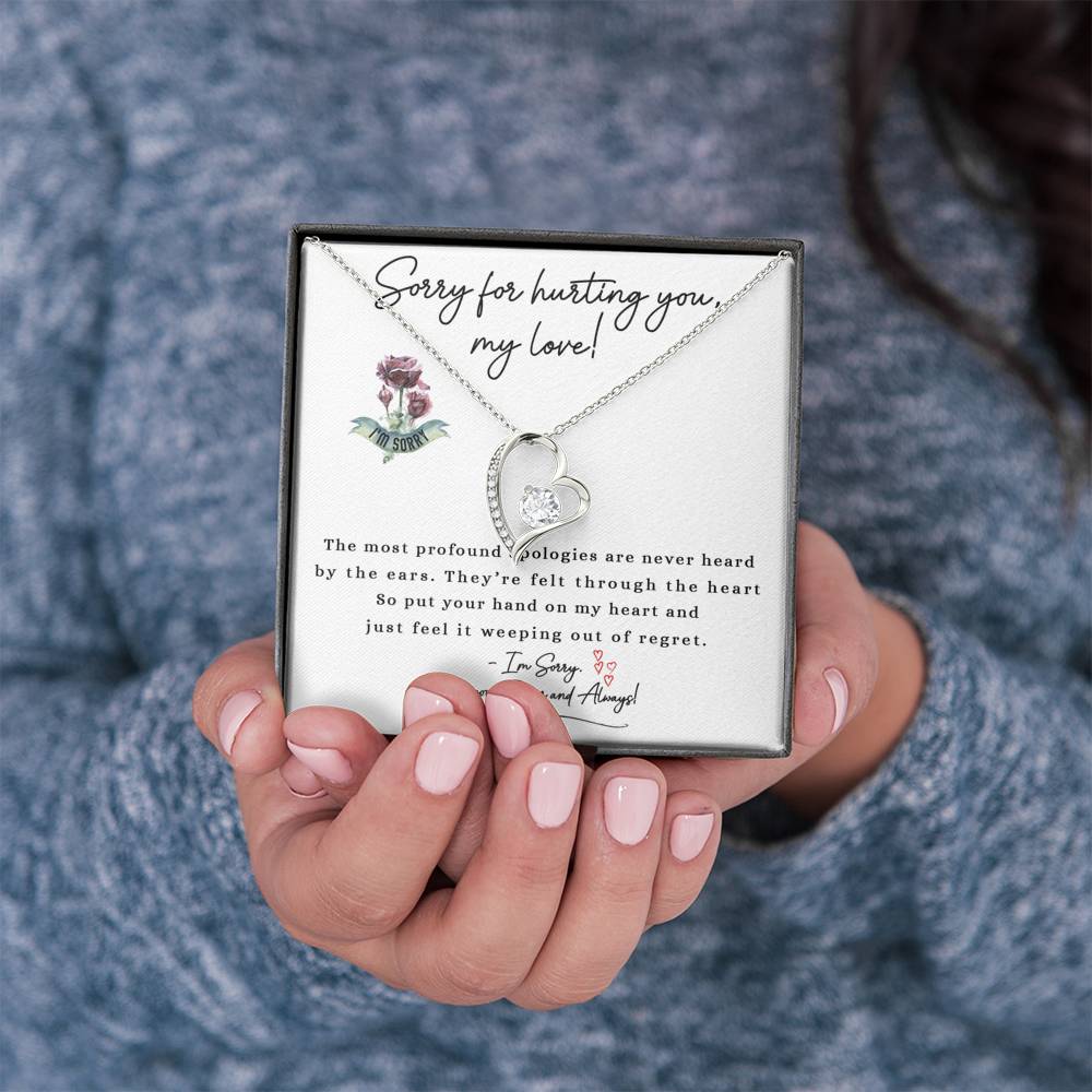 Forgiveness Necklace, I'm Sorry Gift For Her, Apology Gift For Her