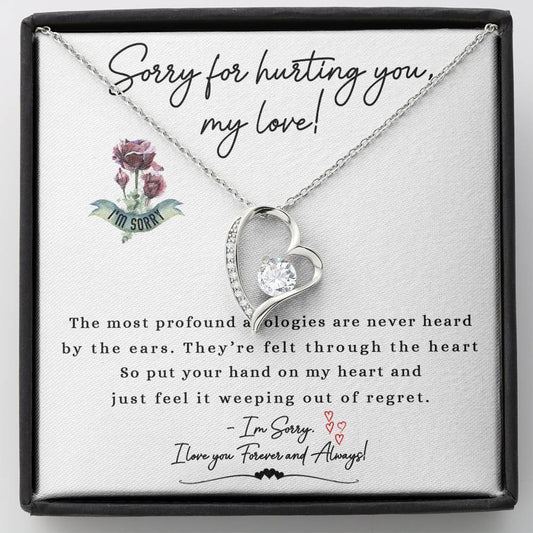 Forgiveness Necklace, I'm Sorry Gift For Her, Apology Gift For Her
