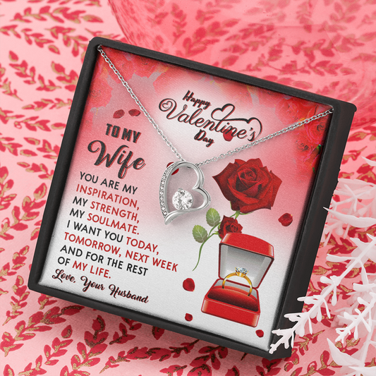 209C To my Wife Gift from Husband, I LOVE YOU Forever & Always, Valentine's Day Gift