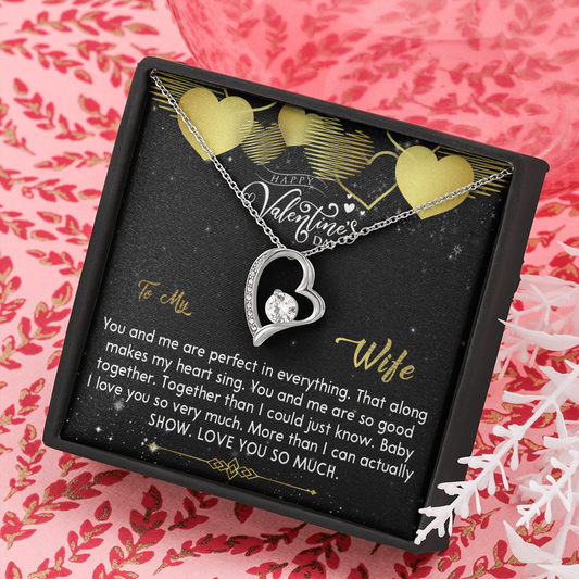 212C Necklace To my Wife, Wife Valentine Gift from Awesome Husband, Happy Valentine
