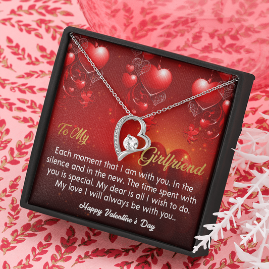 211C Necklace To my Girlfriend, Valentine Gift for Women, Happy Valentine's Day Gift