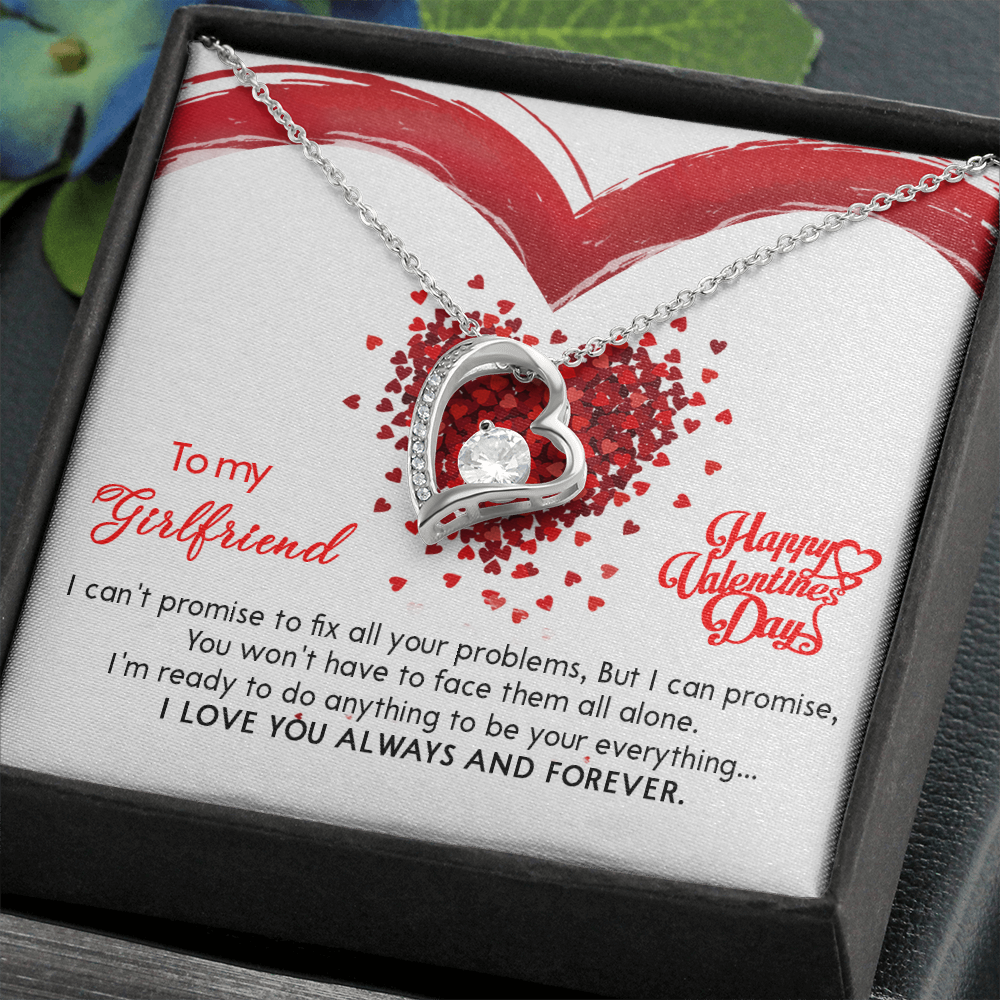 207C Valentine's Day Necklace Gift for Wife from Husband, I LOVE YOU Forever & Always