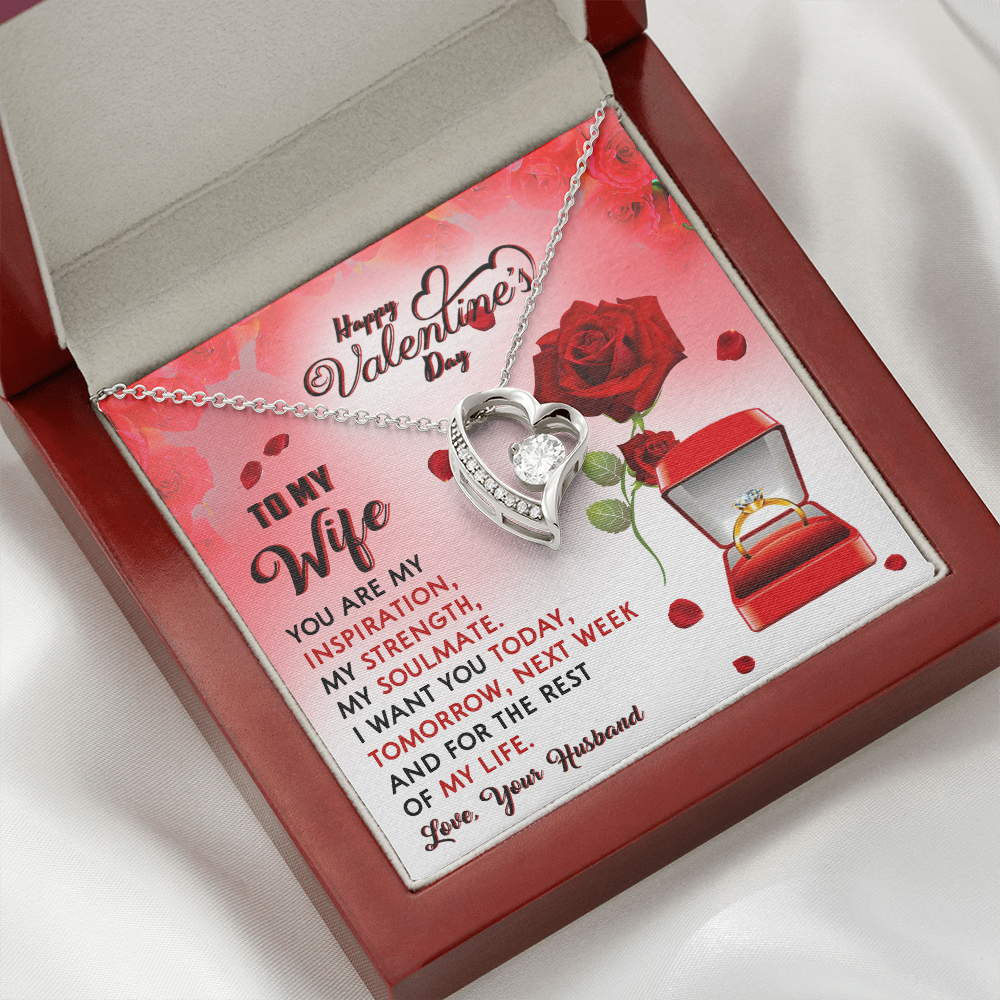 209C To my Wife Gift from Husband, I LOVE YOU Forever & Always, Valentine's Day Gift