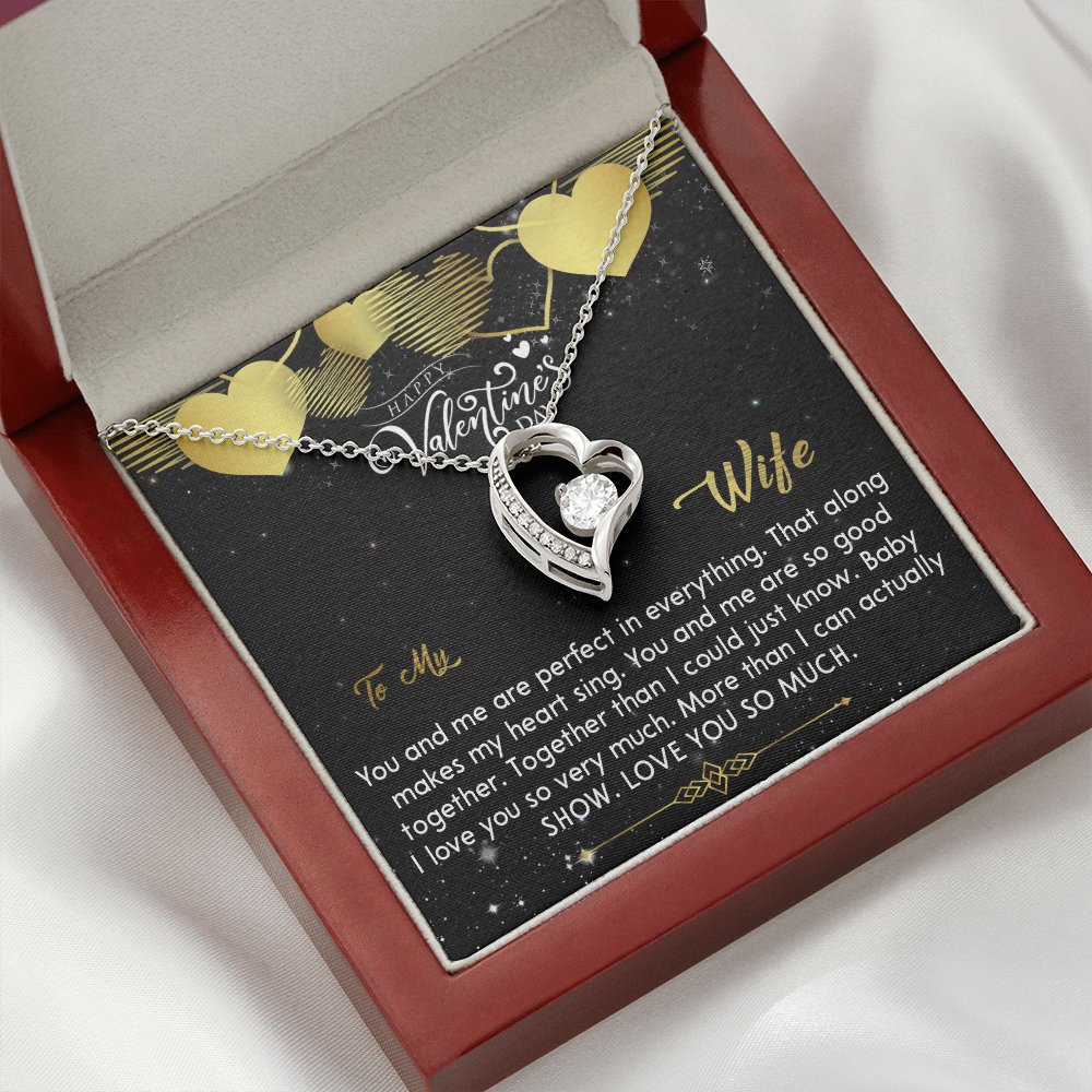 212C Necklace To my Wife, Wife Valentine Gift from Awesome Husband, Happy Valentine