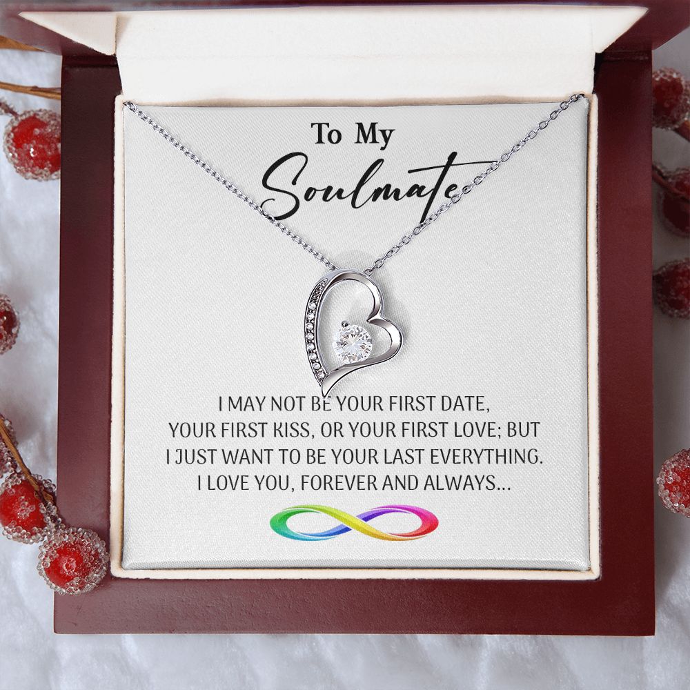 470C To My Soulmate Necklace, Valentine Gifts For Her, Gift For Girlfriend Wife