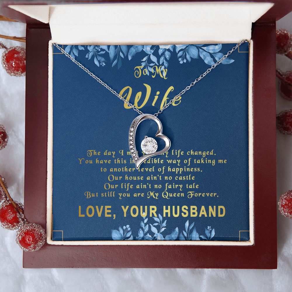 77C To My Wife Necklace, Gift For Wife, Anniversary Gift For Wife, Gift Birthday
