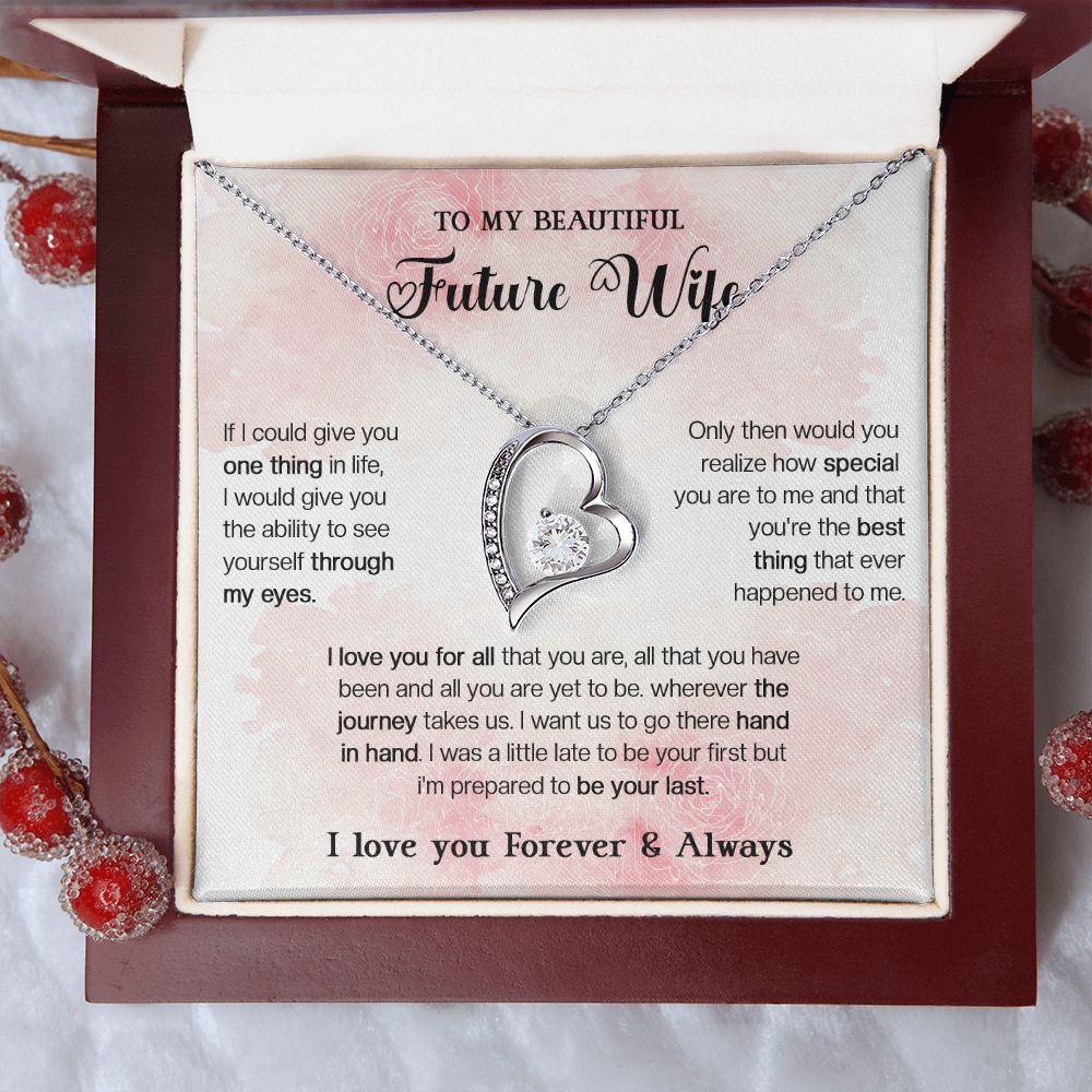 745C To My Future Wife Necklace, Valentine Gift For Her, Birthday Gifts for your Love