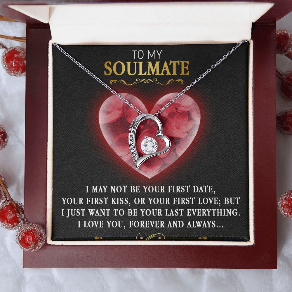 91C To My Soulmate Necklace, Engagement Gift for Future Wife, Xmas - Birthday Gift