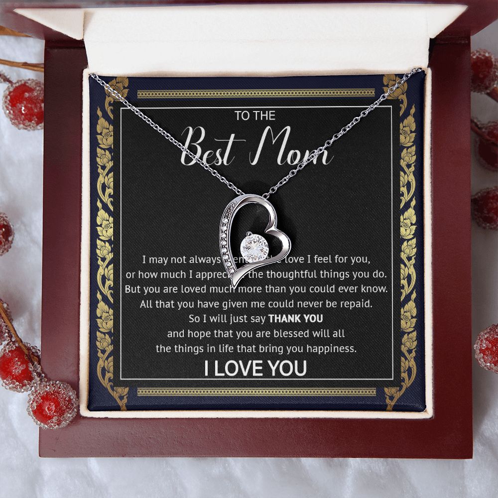 503C To My Best Mom Necklace, Gift For Mom Present For Mom Gifts from Son or Daughter