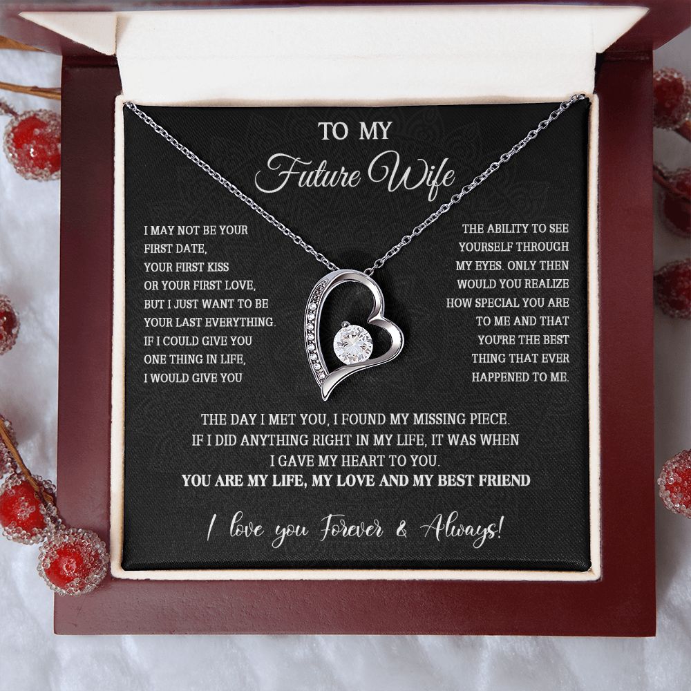 761C To My Future Wife Necklace, Valentine Gifts For Her, Birthday Gifts For Soulmate