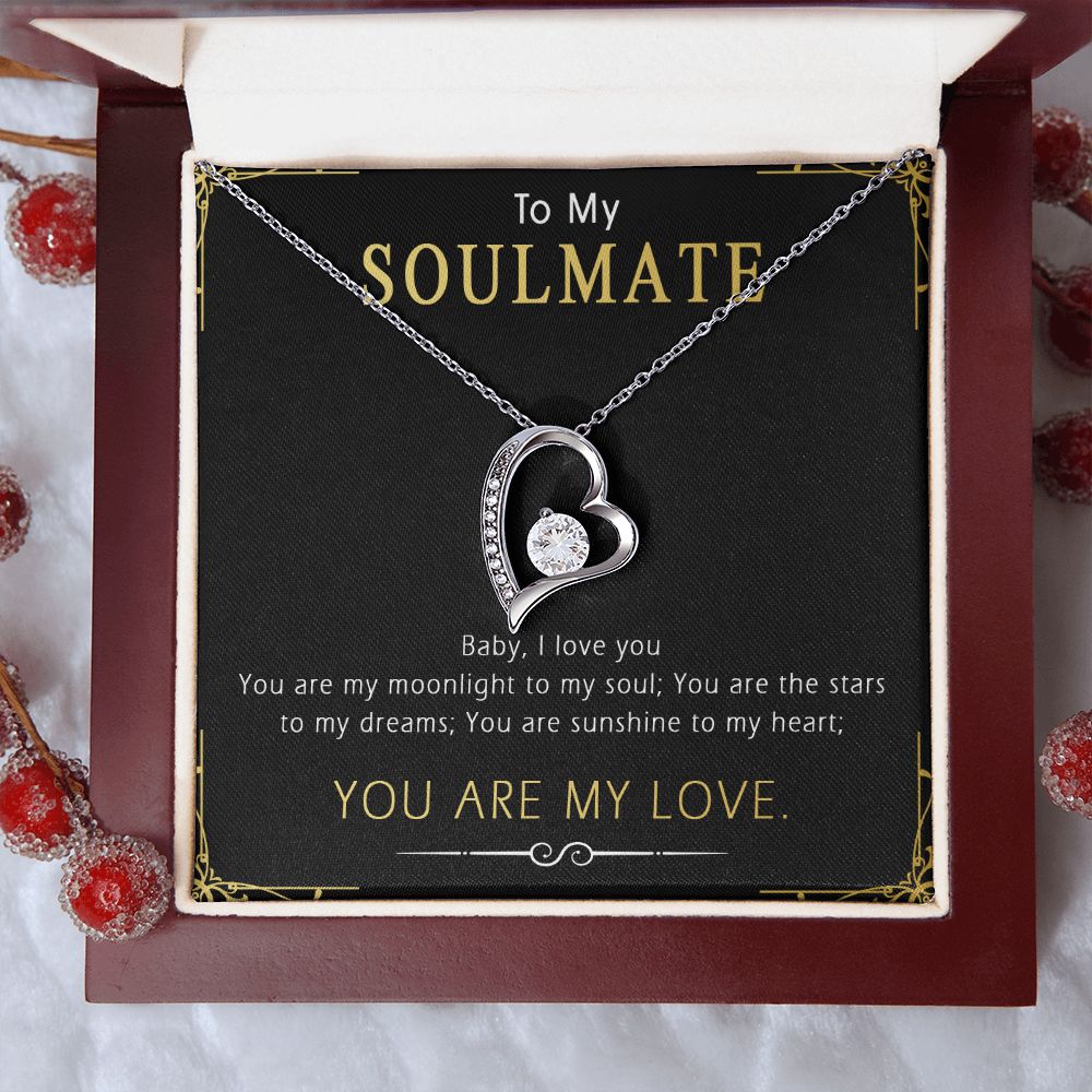 420C To My Soulmate Necklace, Gift For Wife Girlfriend From Husband, Birthday Gifts