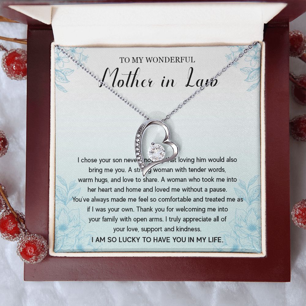 525C Gift To My Mother-in-Law Necklace, To My Mother in Law Necklace from Daughter