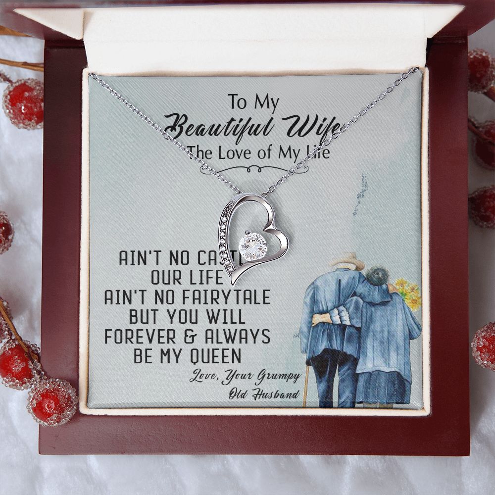 94C To My Beautiful Wife Necklace, Wife Necklace Gift from Husband, Gift Birthday