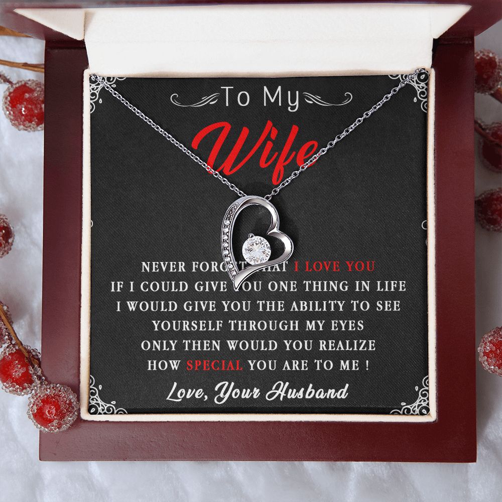 87C To My Wife Necklace, Necklace Gift For Wife, Anniversary Gift, Birthday Gift