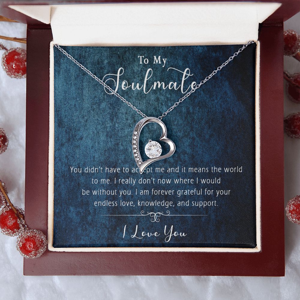 421C Wife Necklace Gift, To My Soulmate Necklace Gift, Anniversary Necklace Gift