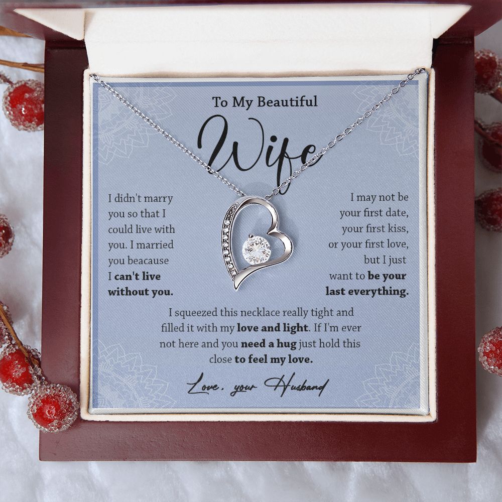 472C To My Wife Necklace, Necklace Gifts For Wife From Husband, Gift For Soulmate