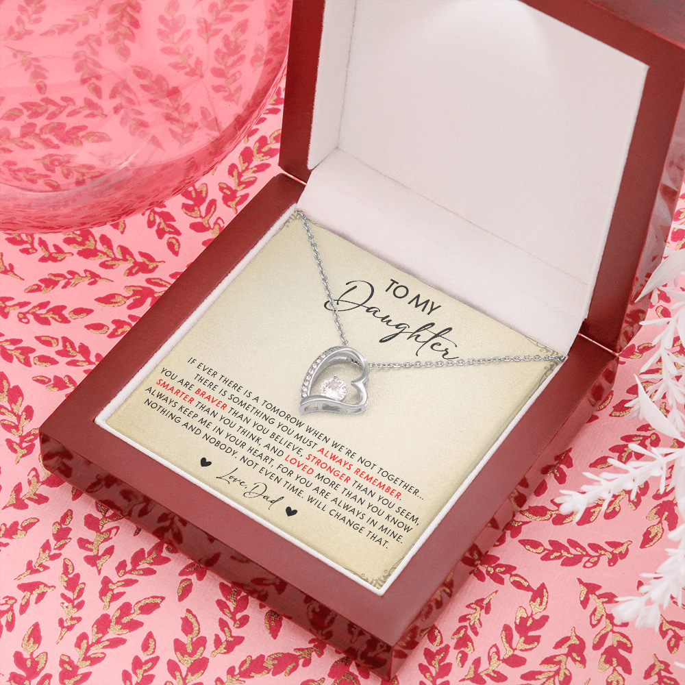 N349C To My Daughter Necklace, Daughter Father Necklace, Gift For Daughter From Dad