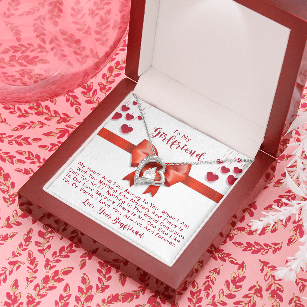 251C Necklace To My Girlfriend, Love Gift for Her From Boyfriend, Couple Necklace